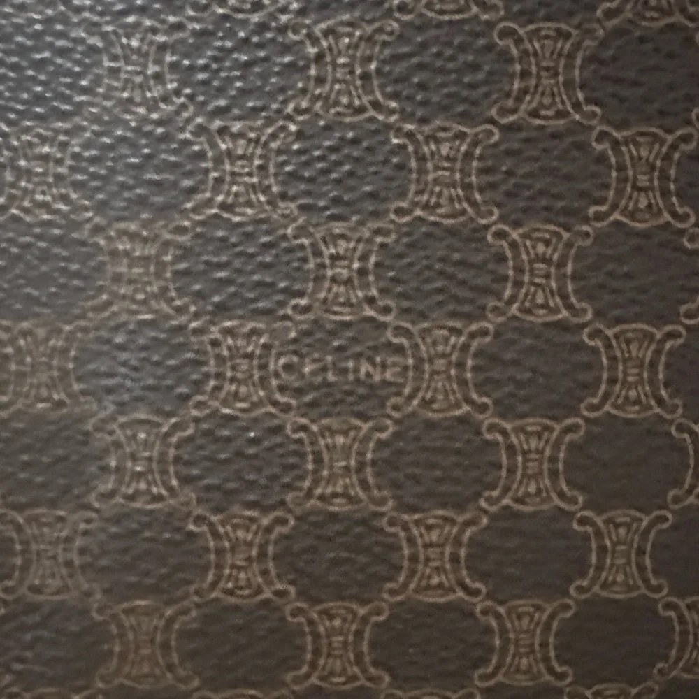 Celine Macadam Brown Canvas HandBag PVC - Picture 10 of 15